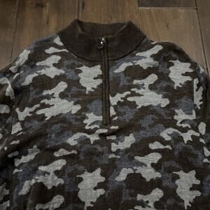 G/Fore 100% Merino Wool Sweater Mens Size Large CCAM 1/4 Zip Sweater